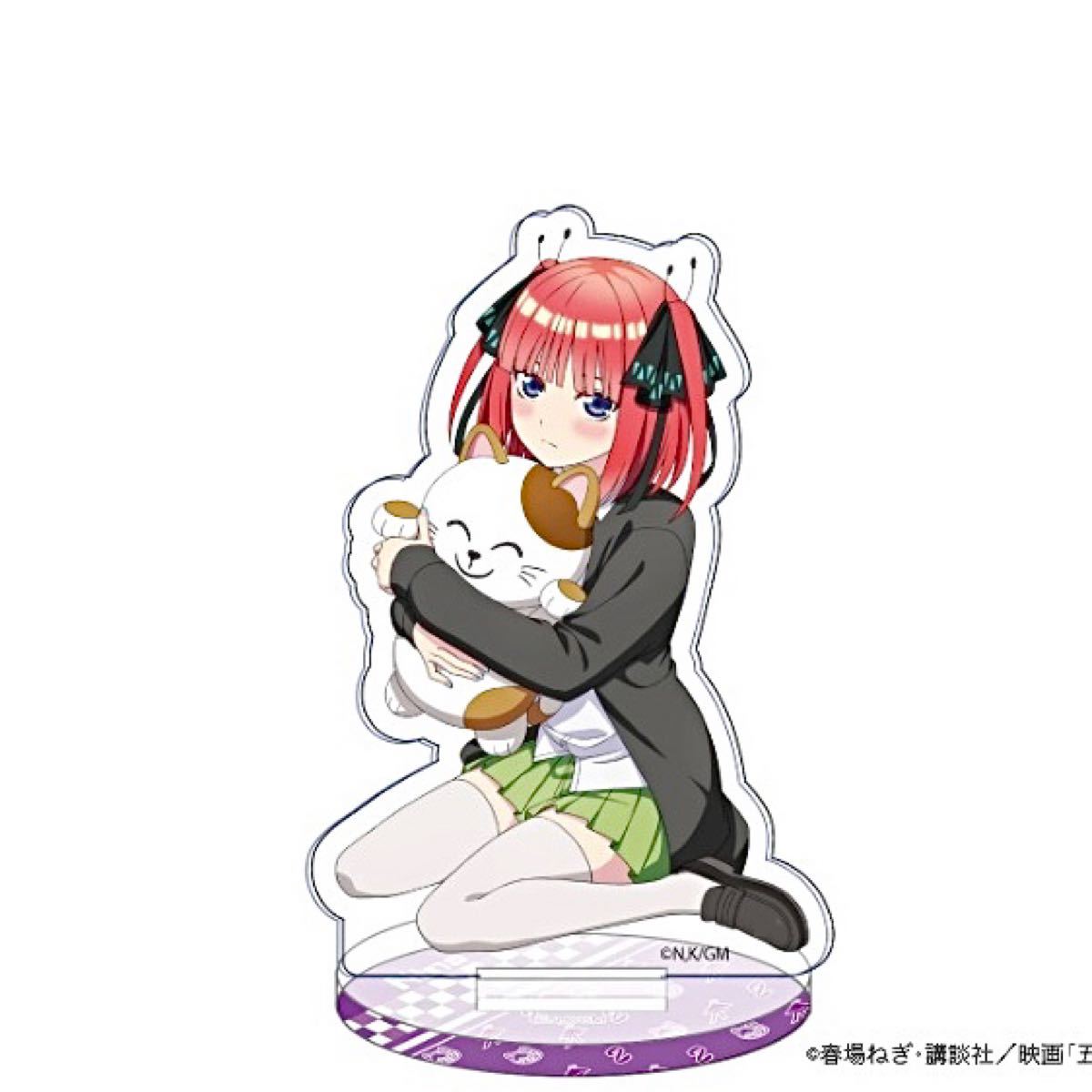 【まねきねこ限定】五等分の花嫁 中野二乃 アクリルスタンド・缶バッジ