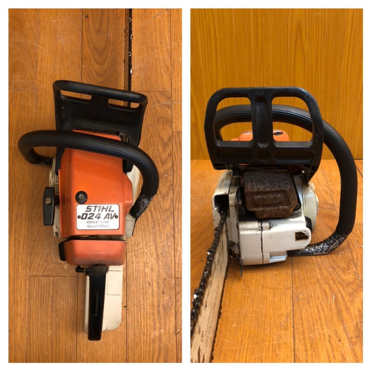Yahoo!オークション - 圧縮あり STIHL 024 AV チェーンソー Yahoo!オークション - 圧縮あり STIHL 024 AV チェーンソー