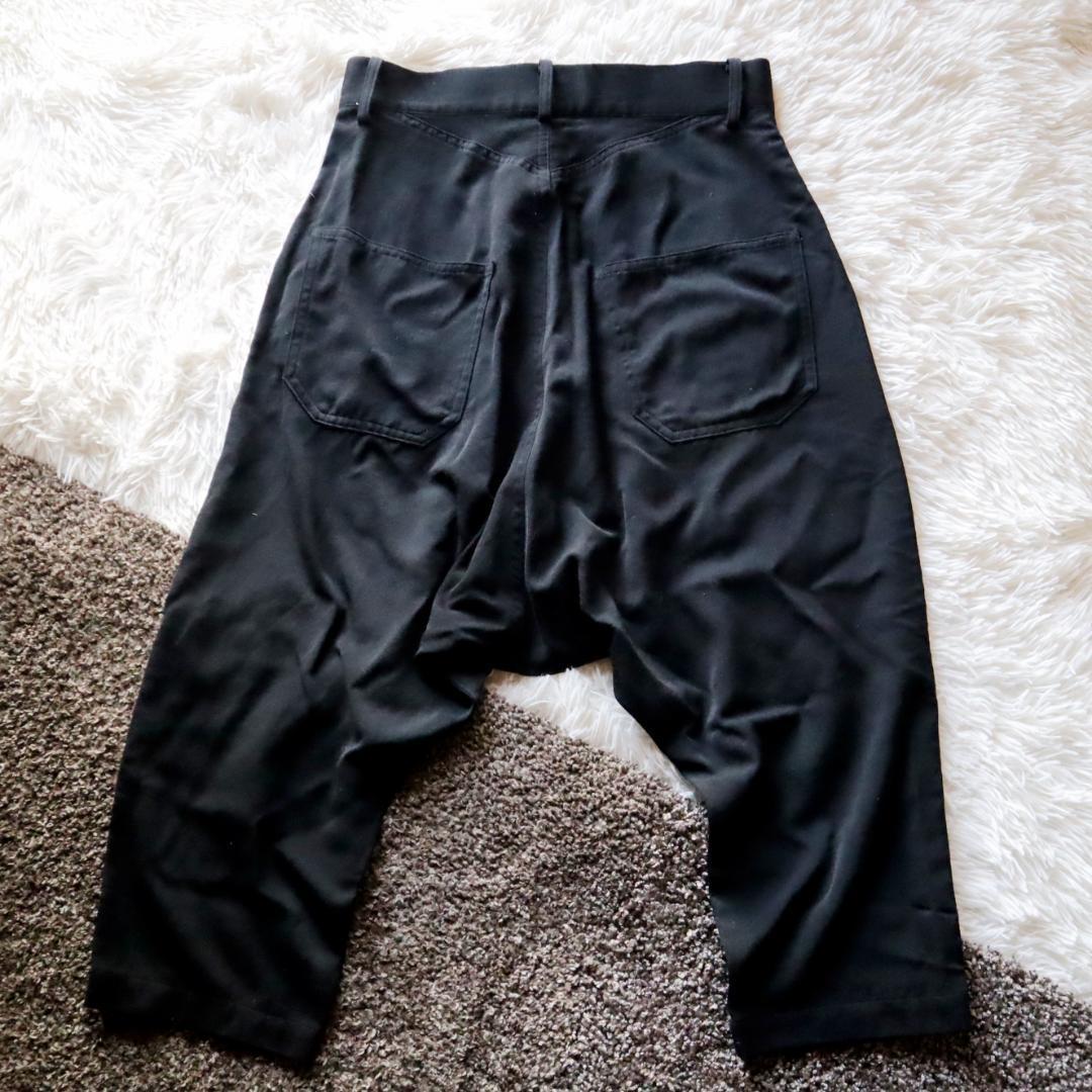 ヨウジヤマモト Yohji Yamamoto サルエルパンツ ウール100