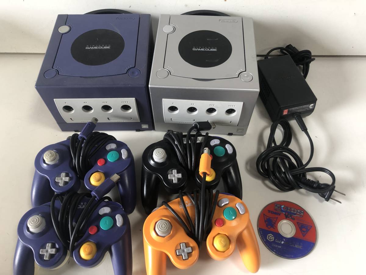 ⑤A Nintendo 任天堂 ゲームキューブ GC 本体 2点 コントローラー 4点 ...
