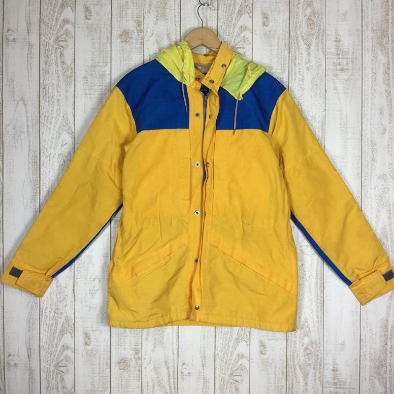 MENs S アルパインデザイン 80s マウンテン パーカ 希少モデル ALPINE DESIGNS イエロー×ブルー イエロー系