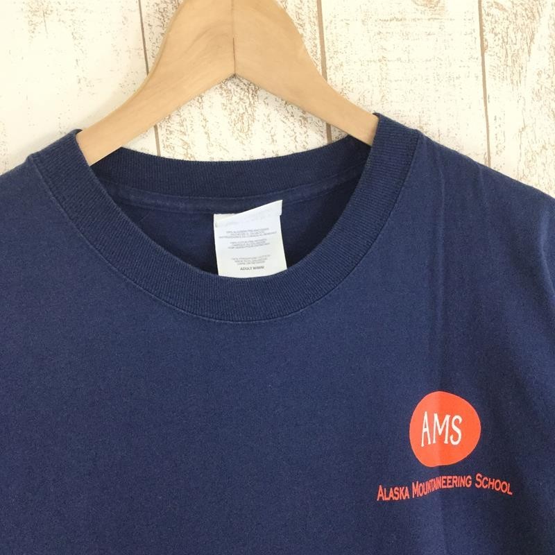 MENs M アラスカマウンテニアリングスクール AMS ALASKA MOUNTAINEERING SCHOOL オリジナル Tシャツ 希少なアウ_画像2