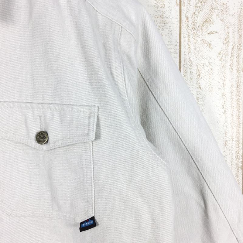 MENs S カブー フリースラインド ダック カバーオール ジャケット KAVU アイボリー系_画像2