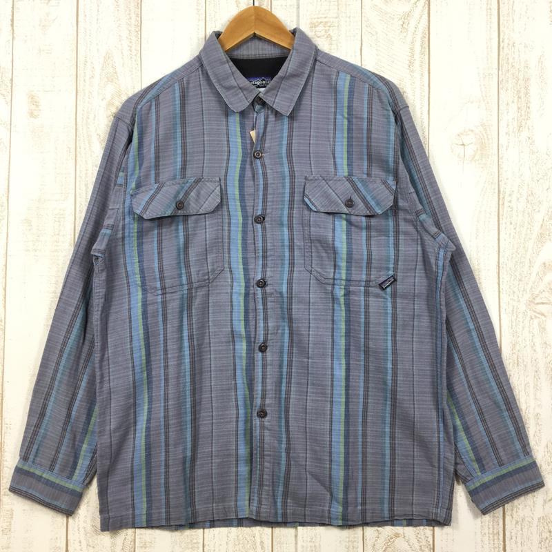 年中無休】 フラニガン パタゴニア S MENs シャツ ブルー系 53903