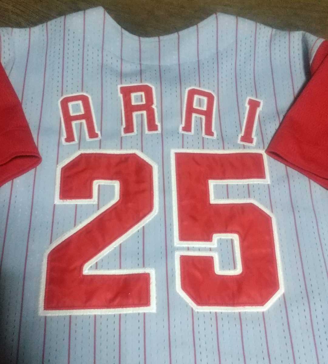 [値下げ交渉] 2002-2006年 広島カープ #25 新井 ビジター ハイクオリティ ユニフォーム 検)HIROSHIMA CARP 監督 前田 黒田 阪神タイガース