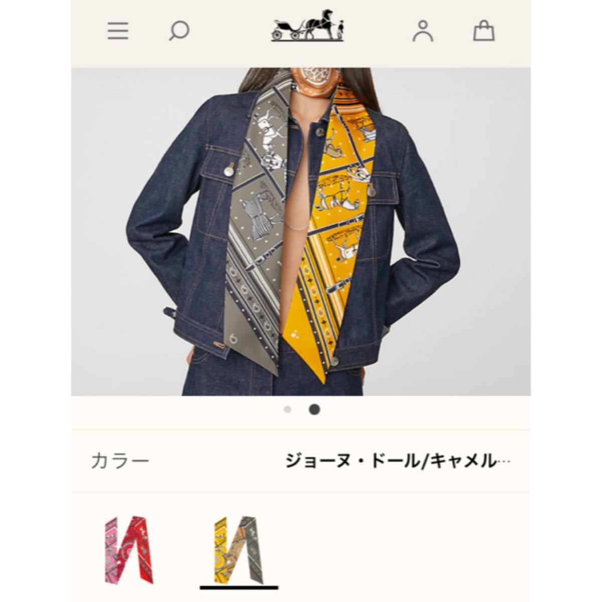 日/祝も発送 【美品】エルメスマキシツイリースリム馬着グリトープ