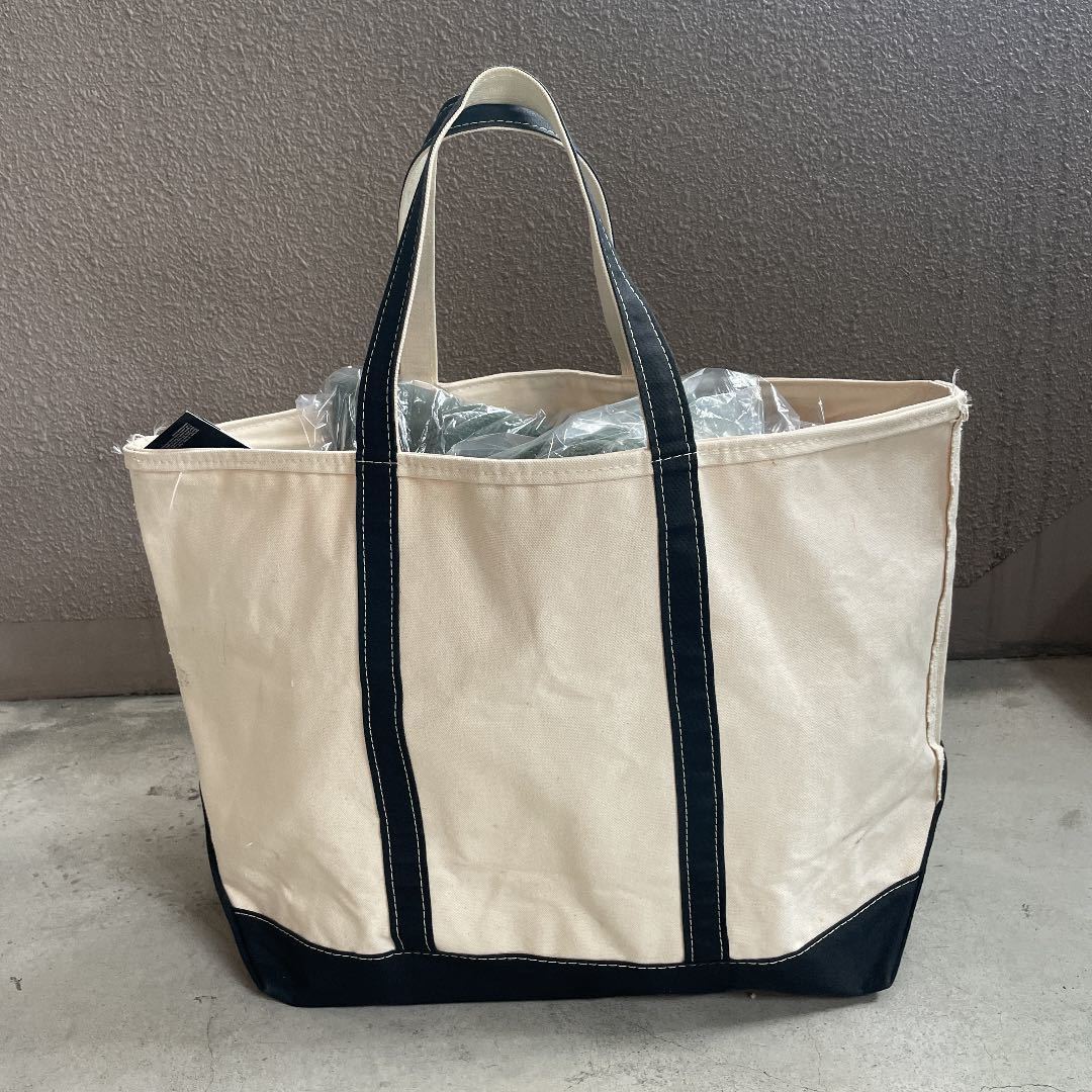 美品　80s 90s USA製　L.L.Bean エルエルビーン トートバッグ　ブラック BOAT TOTE ビンテージ