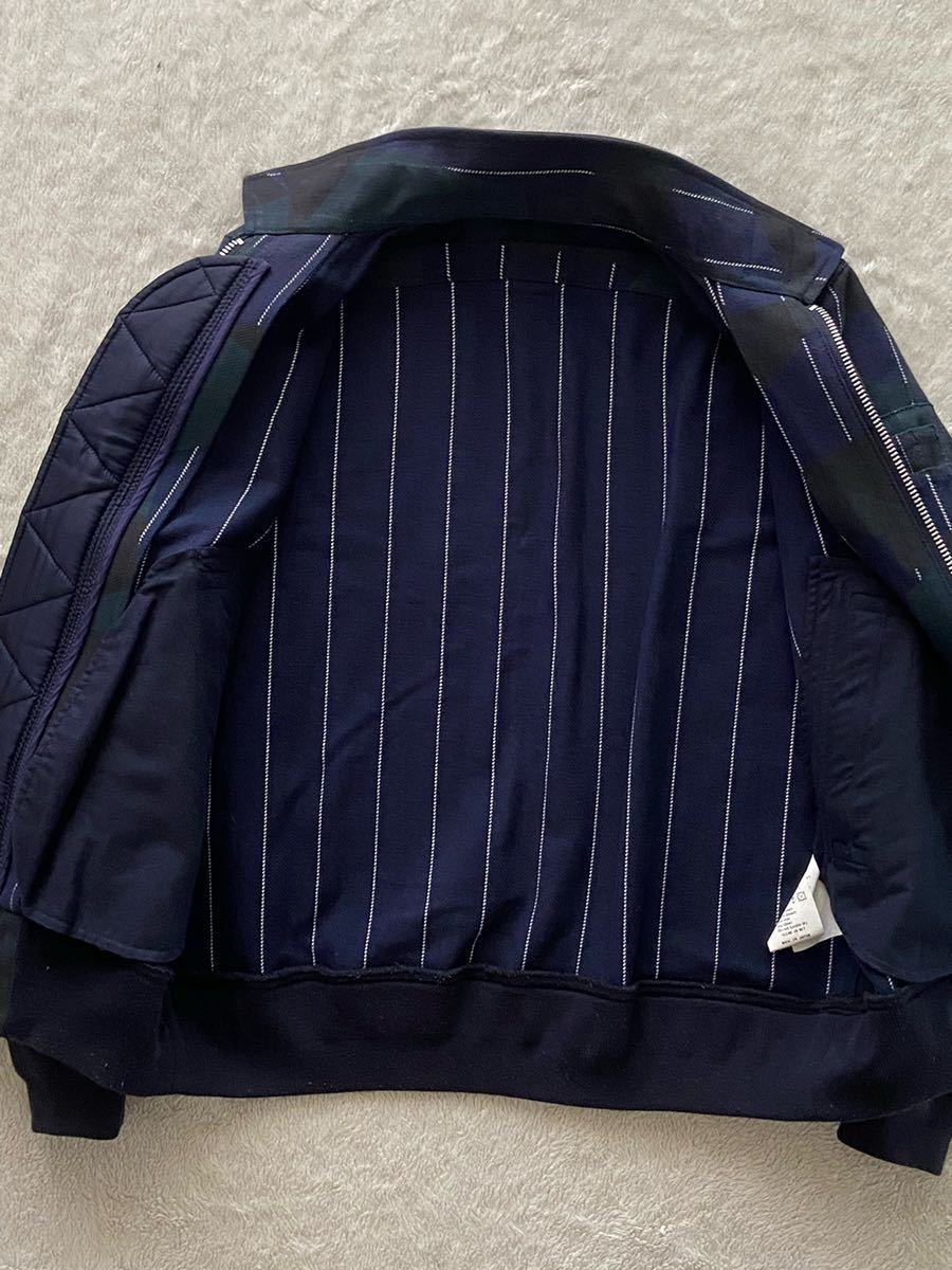 sacai size1 ブルゾン フライトジャケット ミリタリージャケット MA-1