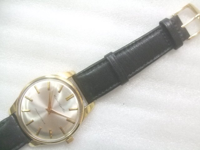 60s高級14KGF厚張りシチズンスーパーエース23石手巻ビックサイズ腕時計（OH済）　T995