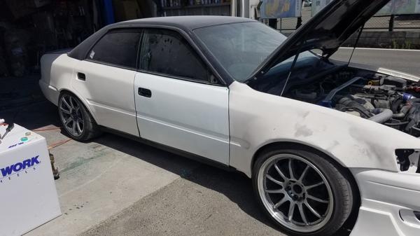 FRP 軽量 ドアパネル JZX100 チェイサー 100チェイサー エアロ カバー ドア_画像1