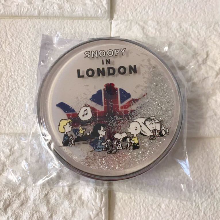  new goods unopened * Afternoon Tea PEANUTS Snoopy collaboration no. 5. oil in mirror * magnifying glass 2 surface mirror hand-mirror tartan check London 