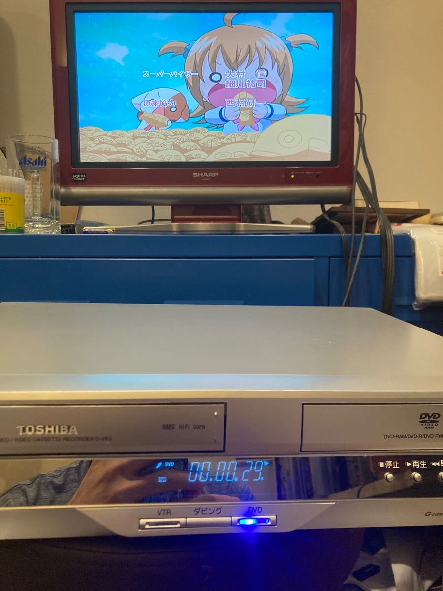 【動作品】VHSダビング可能 東芝 ビデオ一体型DVDレコーダー D-VR3