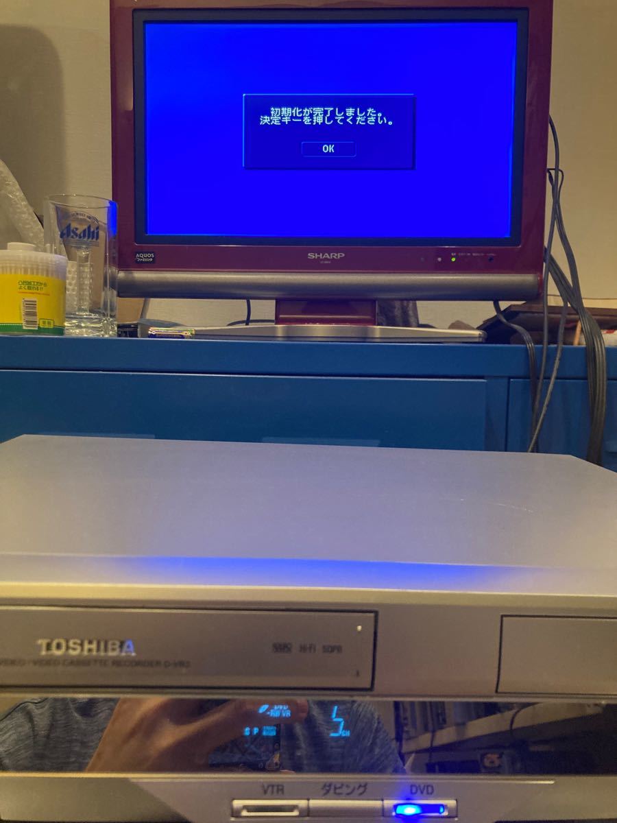 【動作品】VHSダビング可能 東芝 ビデオ一体型DVDレコーダー D-VR3
