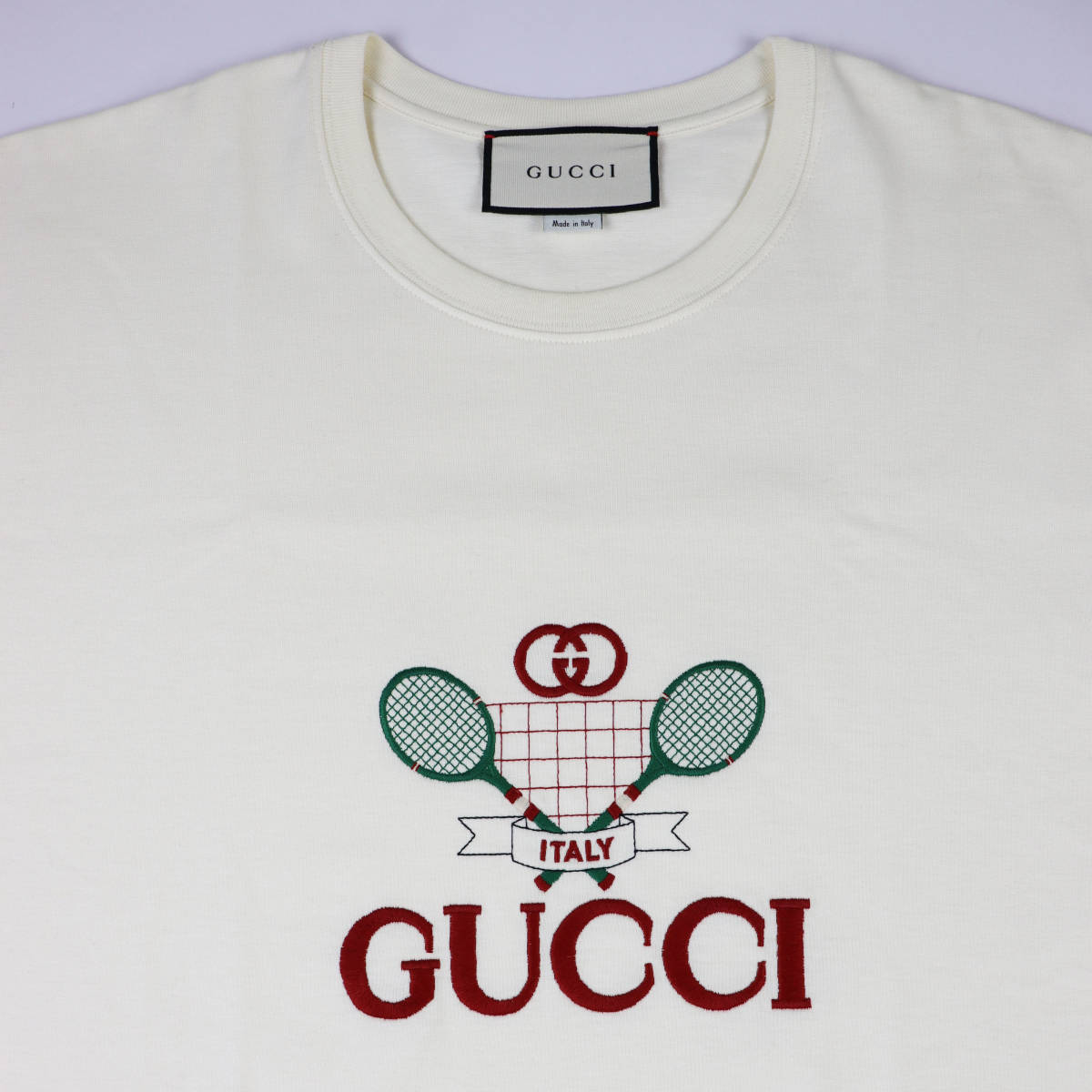 GUCCI / SS T-SHIRTS / XXL 20SS CREAM グッチ テニス ccorca.org