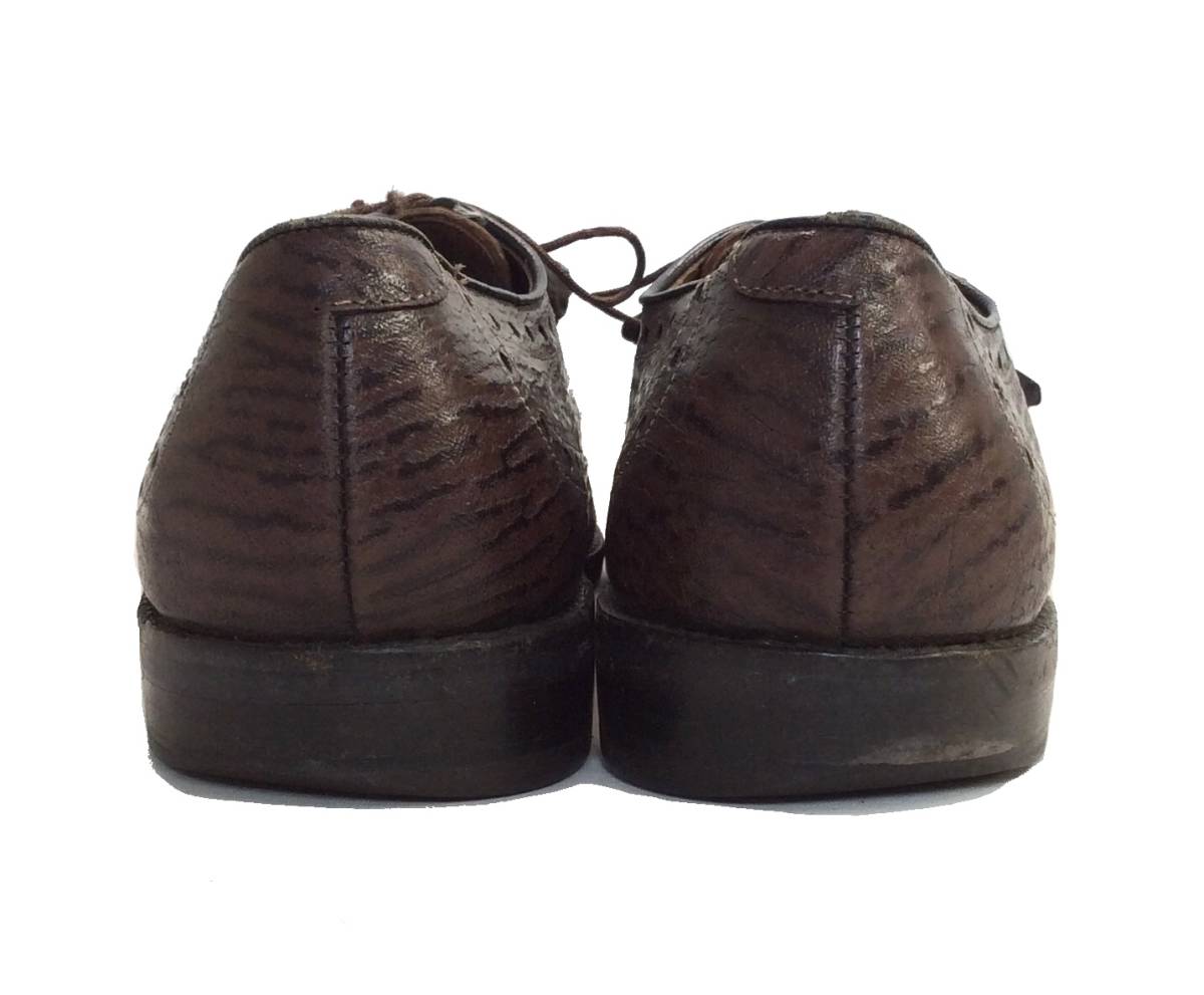 Allen Edmonds アレンエドモンズ USA製 Nassau ウイングチップ ドレスシューズ 革靴 ブラウン 91/2 27,5cm位_画像8