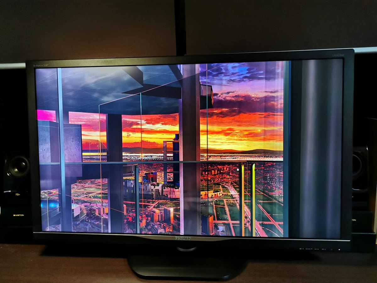 PHILIPS ◇4K(3840×2160)液晶モニター【 328P6VJEB/11 】 □31.5