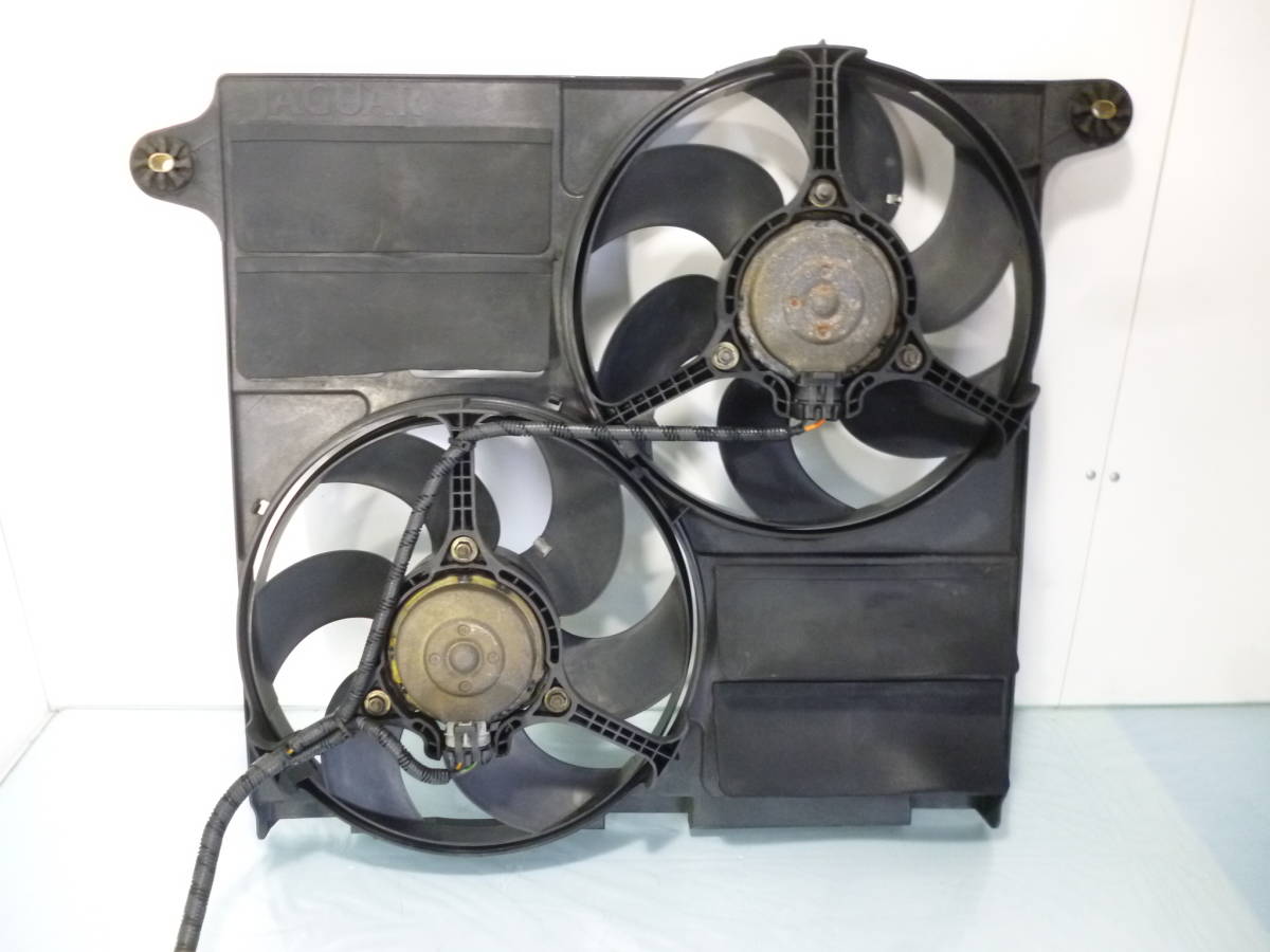 * Jaguar XJ X308 JLGC original electric fan radiator cooling fan motor radiator *