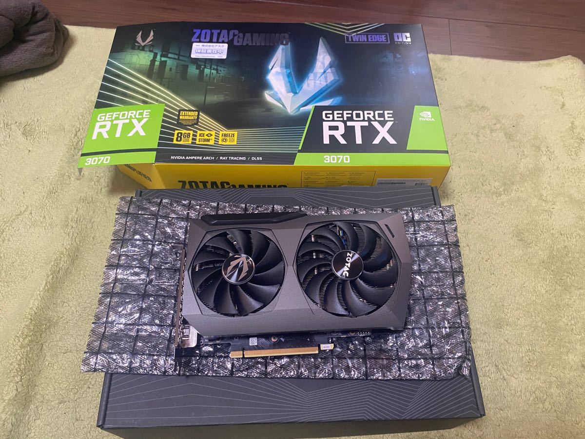 送料無料 動作確認済 RTX3070 非LHR ZOTAC GAMING TWIN EDGE GeForce ...
