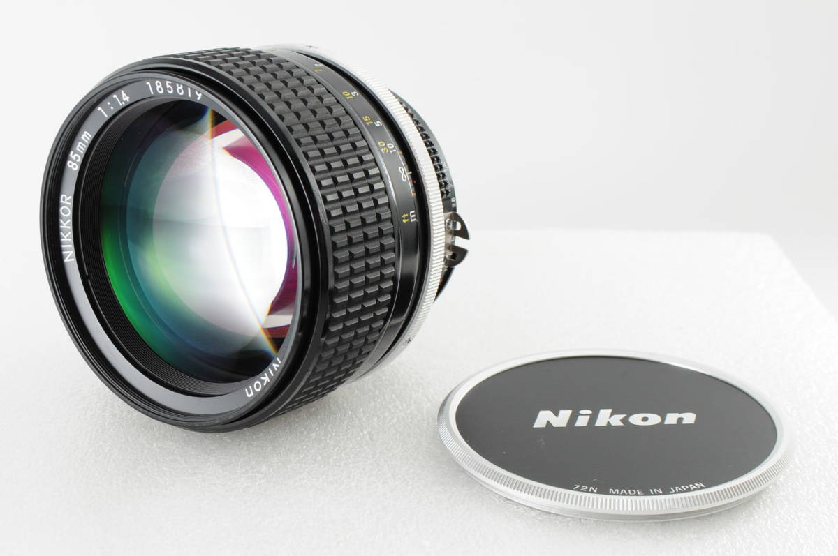 □美品□ NIKON ニコン Ai-S NIKKOR 85mm F1.4 ☆清潔感溢れる綺麗な