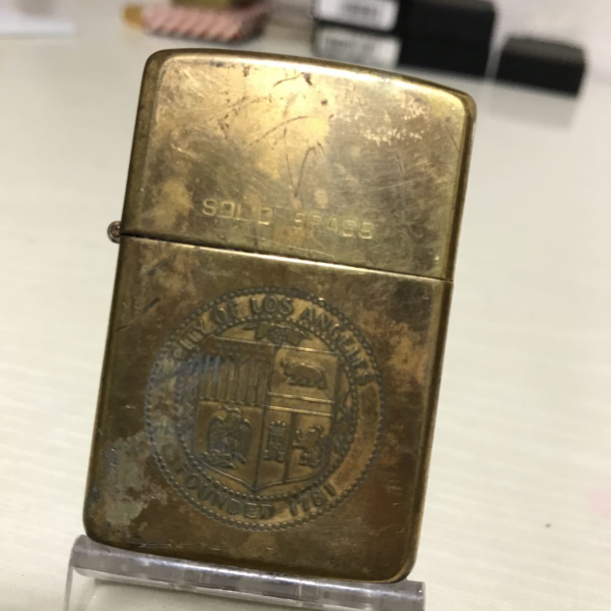 単品販売/受注生産 ジッポー♪ブラス♪ヴィンテージ♪zippo Zippo