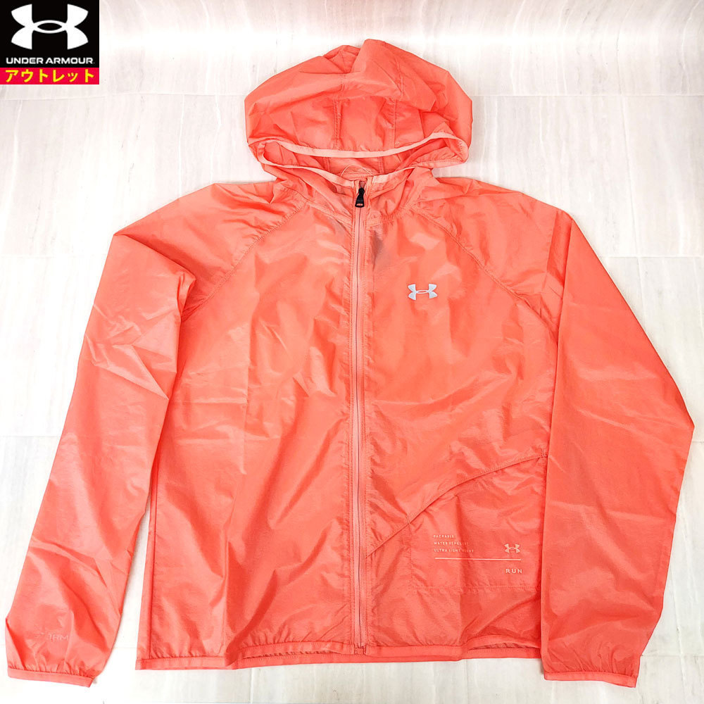  Under Armor новый товар женский pa Cub ru жакет 1326558 642 L orange fitido нагрев механизм водоотталкивающий водонепроницаемый Parker 