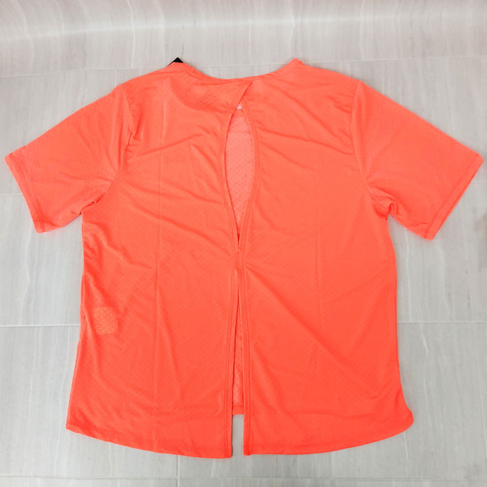  Under Armor новый товар женский короткий рукав футболка 1344482 836 XL neon orange флуоресценция цвет Roo z тренировка механизм нагрев механизм 