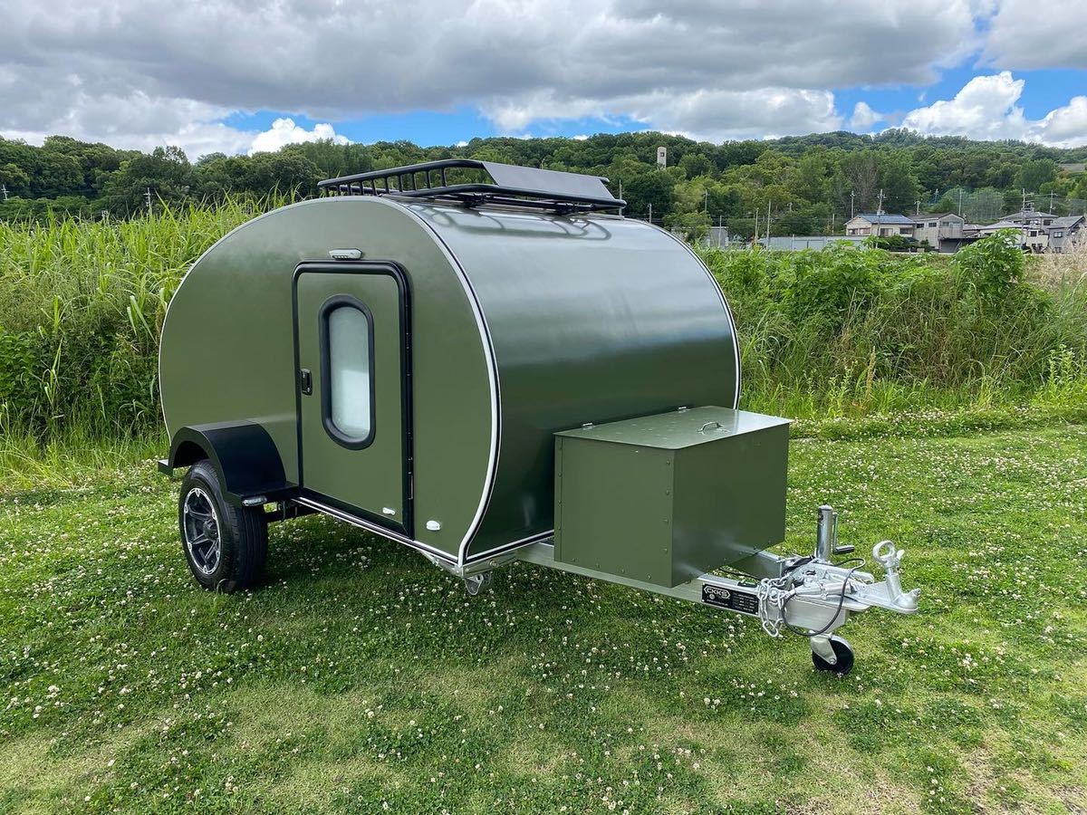 [ Osaka departure ]WING new car Teardrop trailer camping trailer usual license . traction OK!!! CROSS FIELD 290 rear kitchen [ limitation 1 pcs special price ]