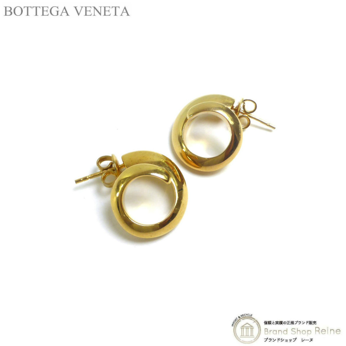  Bottega Veneta (BOTTEGA VENETA) спираль серьги Gold 628646( новый товар )