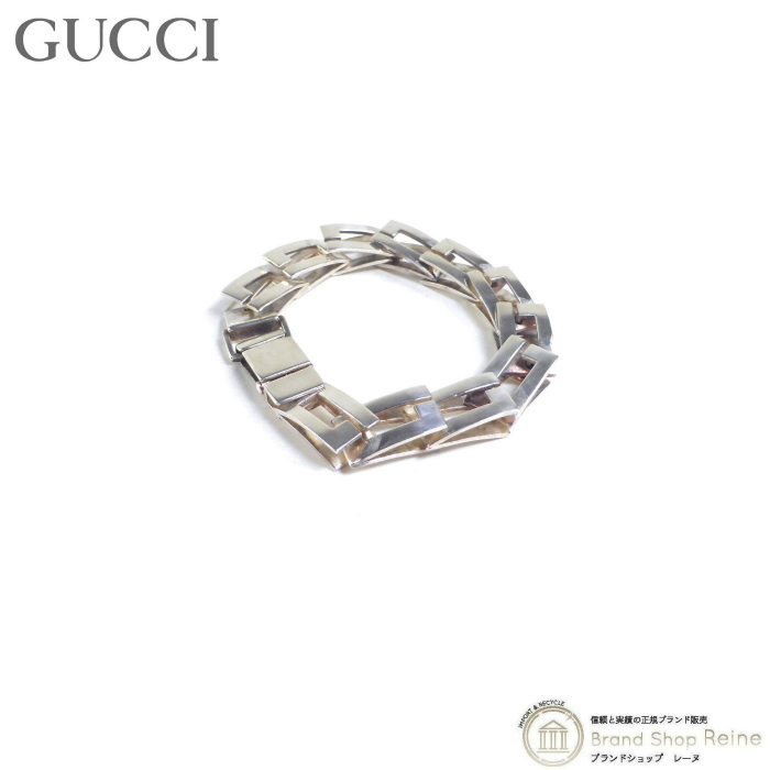 2022公式店舗 シルバー Gロゴ （GUCCI） グッチ 925 ブレスレット