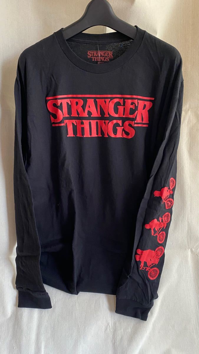 Stranger things ストレンジャーシングス ロンT ロングスリーブ Tシャツ 限定 レア オフィシャル