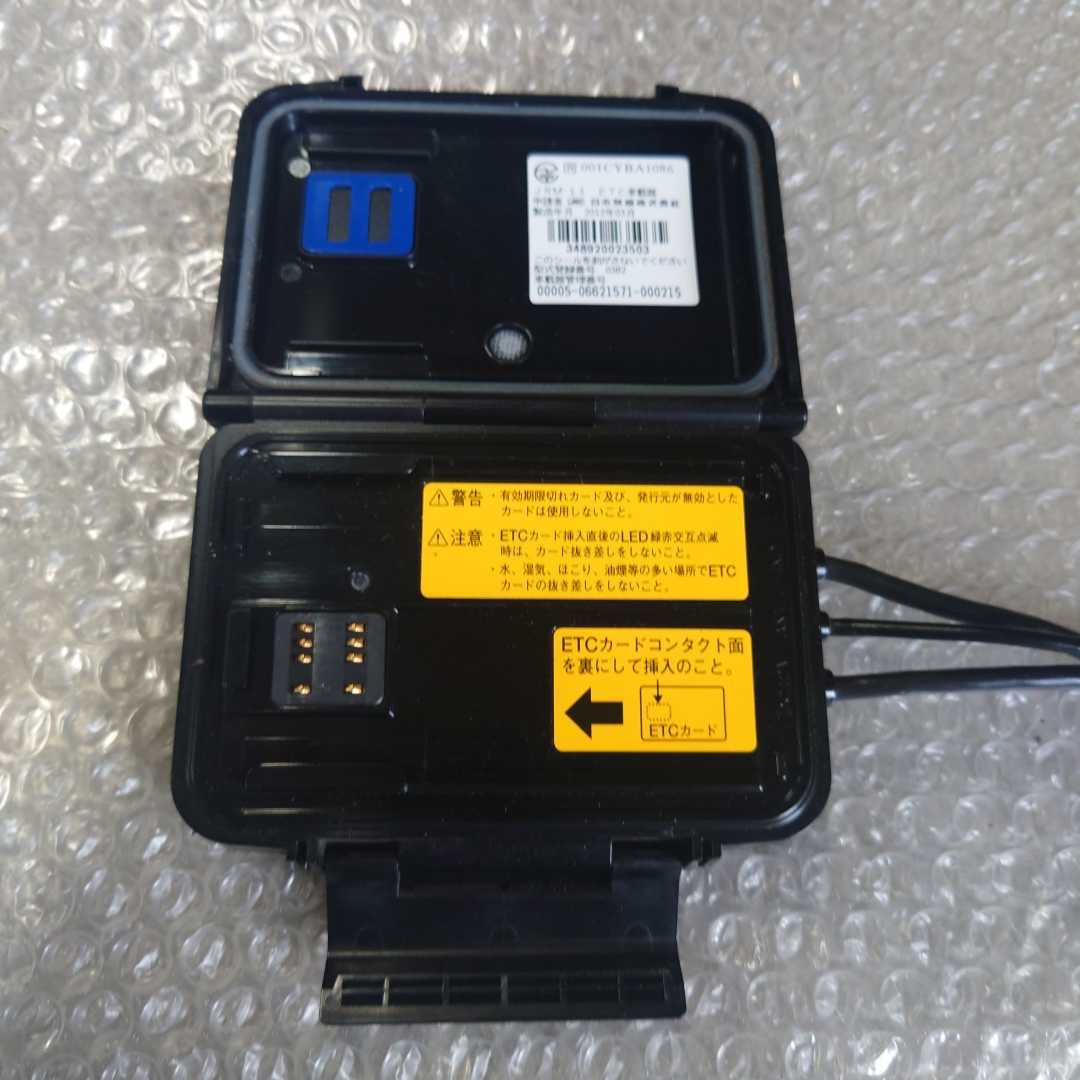 バイク用ETC 日本無線 JRM-11 セットアップ済み ミツバ MITSUBA JRM11 JRM21 ETC車載器 JRM12 ETC② 5