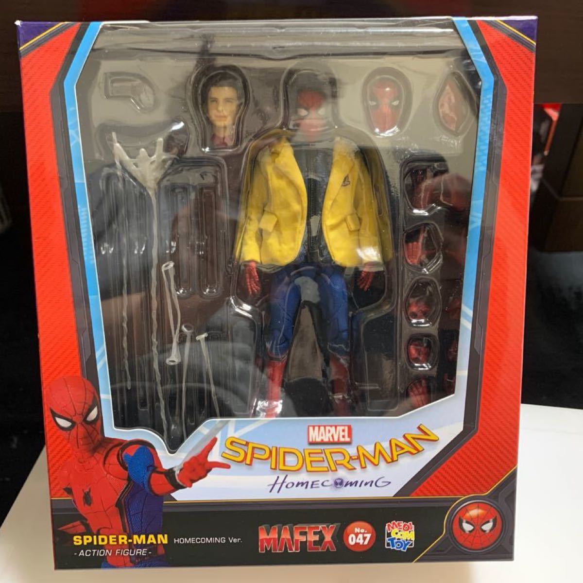 MARVEL MAFEX スパイダーマン ホームカミング +制服セット solseg.com.co