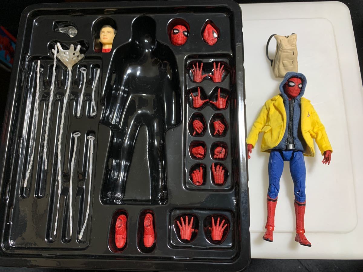 MARVEL MAFEX スパイダーマン ホームカミング +制服セット claylogix.com