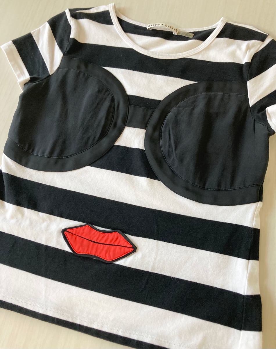 超美品 ALICE＋OLIVIA アリスアンドオリビア Tシャツ ステイシー