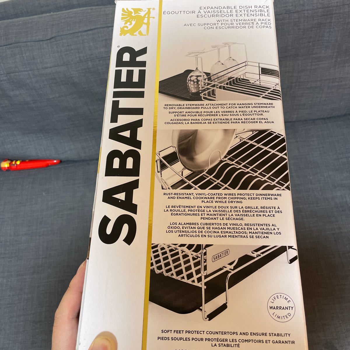 サバティエ Sabatier ディッシュ ラック 拡張式 脚付きラック 防 サバティエ Sabatier ディッシュ ラック 拡張式 脚付きラック 防