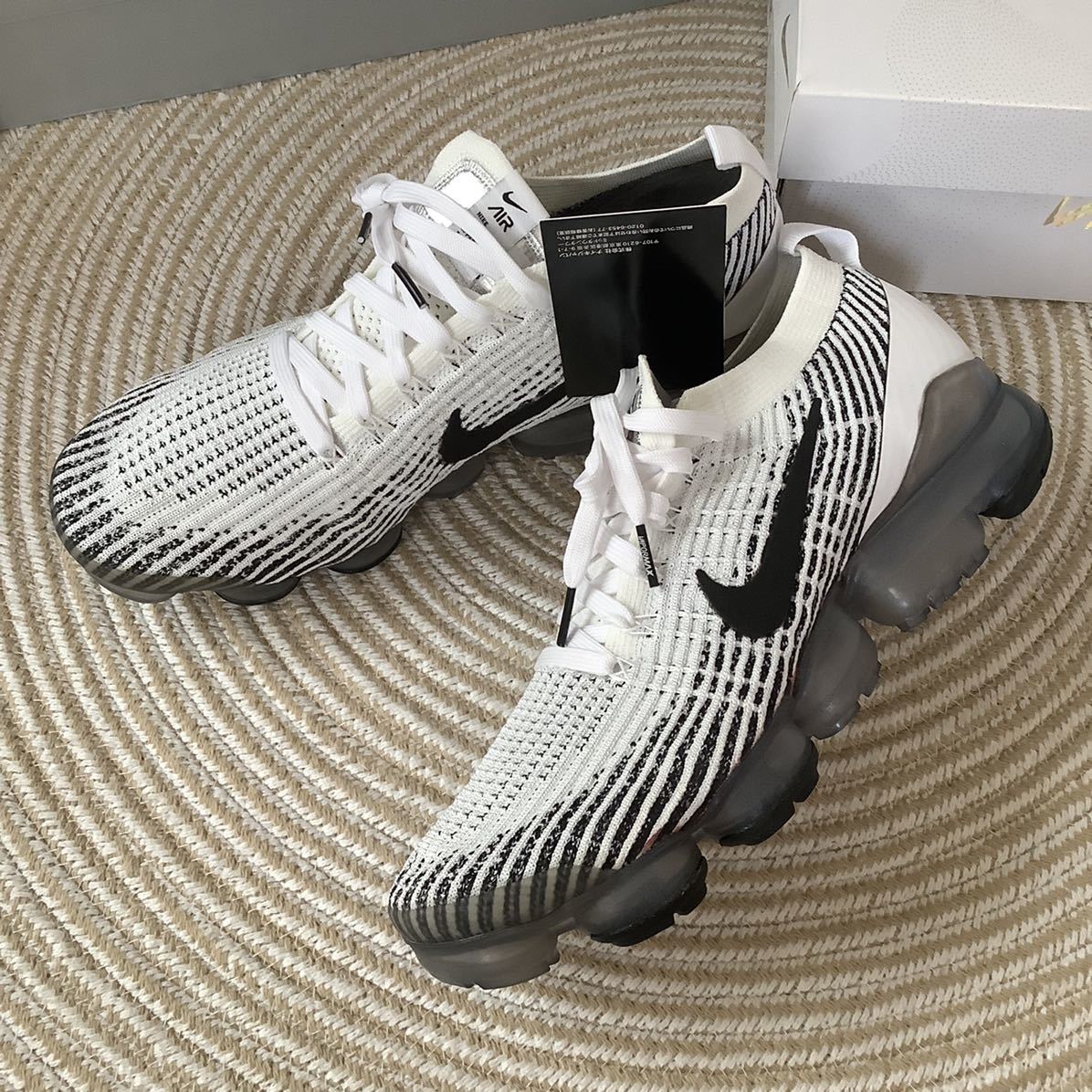 希少ホワイト！NIKE AIR VAPOR MAX FLYKNIT3 28.5cm ナイキ ヴェイパー