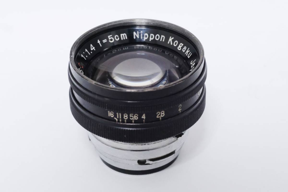 珍品】Nikkor-S.C 5cm f1.4 No.331xxx オールブラック アルミ ニコンS 珍品】Nikkor-S.C 5cm f1.4 No.331xxx オールブラック アルミ ニコンS
