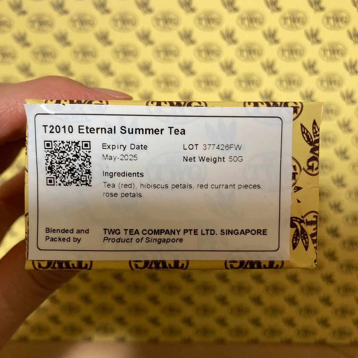 TWG エターナルサマーeternal summer 50g 茶葉