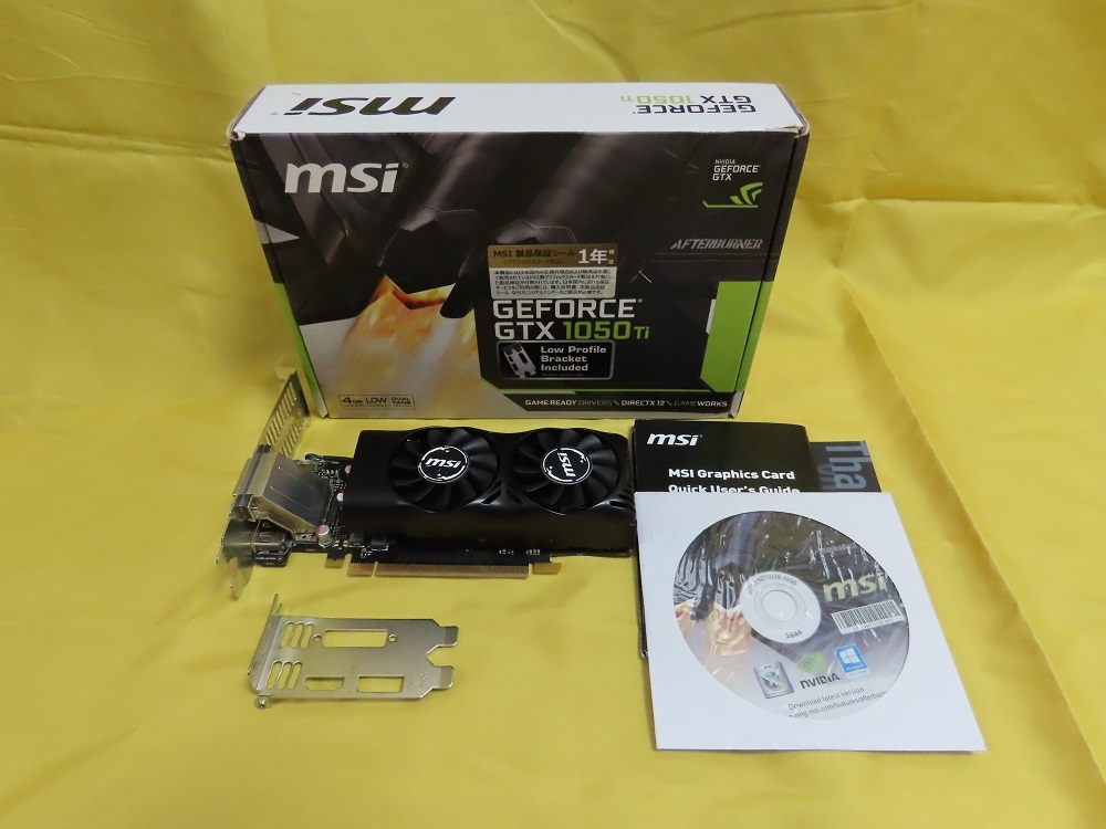 サービス MSI GeForce GTX 1050 Ti 4GT OCV1 グラフィックスボード
