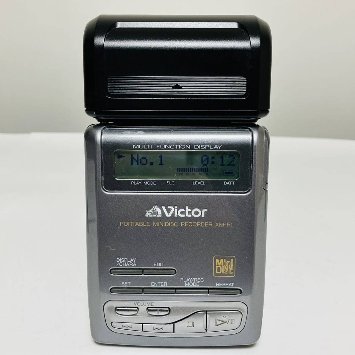 再生OK/貴重品【送料無料/安心発送】Victor ビクター XM-R1 ポータブルMDプレーヤー ポータブルMDレコーダー 中古 現状品