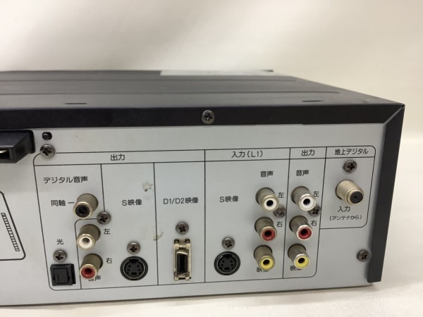 H2-117 DX BROADTEC ビデオ一体型DVDレコーダー 地デジ内蔵 DXR160V 通電OK　2013年製　ジャンク品　訳あり_画像4