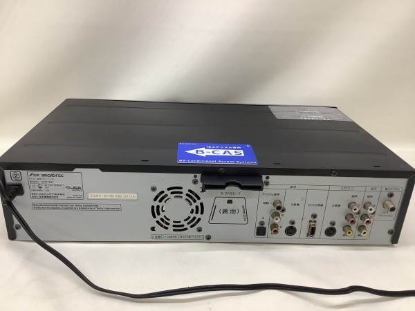 H2-117 DX BROADTEC ビデオ一体型DVDレコーダー 地デジ内蔵 DXR160V 通電OK　2013年製　ジャンク品　訳あり_画像2