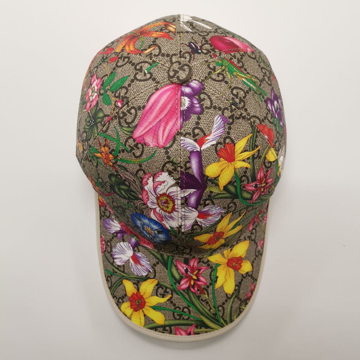 新品未使用品 タグ付 グッチ GUCCI フローラ フラワー 帽子 キャップ