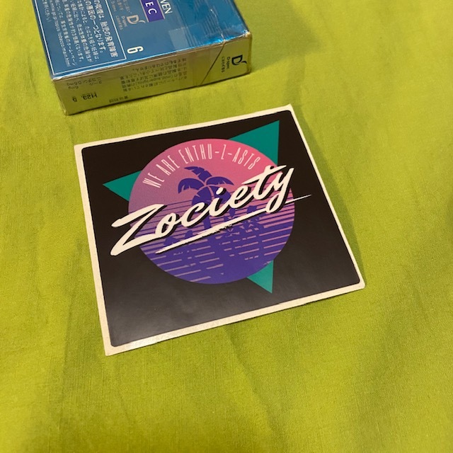 Retro Logo ZOCIETY ゾサエティ ステッカー★USDM S130 Z31 Z32 Z33 Z34 フェアレディZ_画像1