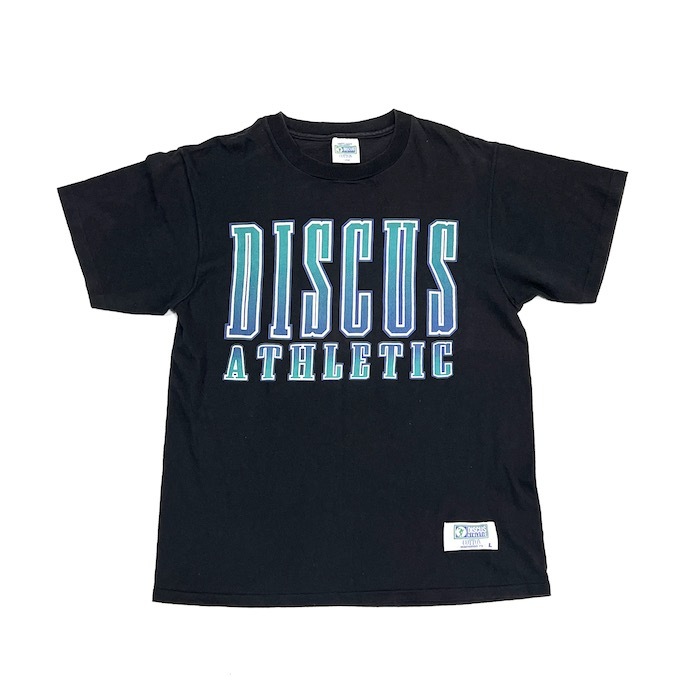 【送料無料】90s DISCUC ATHLETIC Tシャツ vintage 古着 オールドスケート オールドスクール_画像1