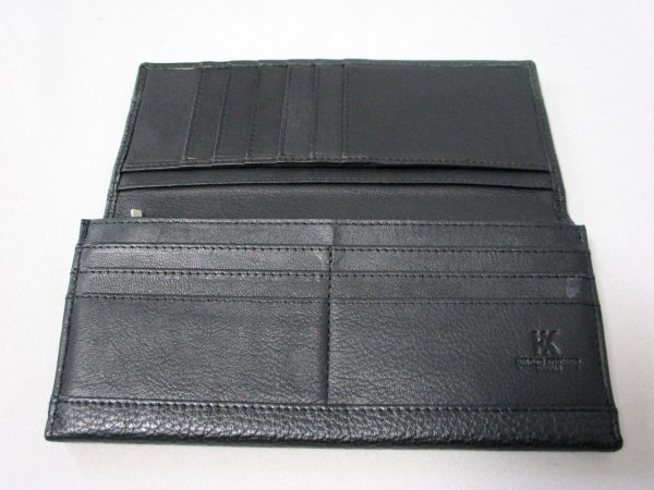 HIROKO KOSHINO HOMME/ヒロココシノ オム◇メンズ長財布　本革 BK　フラップ付_画像7