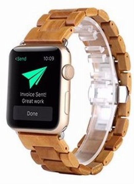 Apple Watch 42mm 木製バンド_画像1