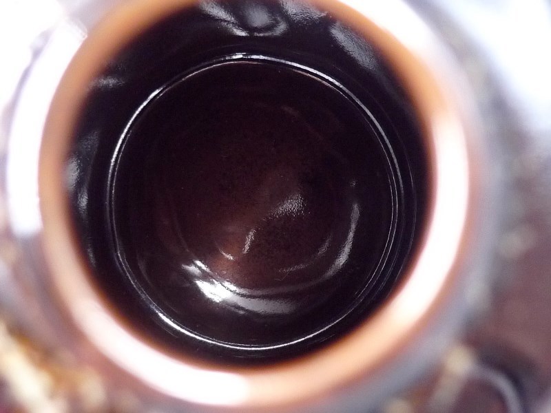 瀬戸焼 桶谷 定一 作 肩衝 茶入 名物裂 波斯鹿文錦 緞子 瀬戸焼 桶谷 定一 作 肩衝 茶入 名物裂 波斯鹿文錦 緞子