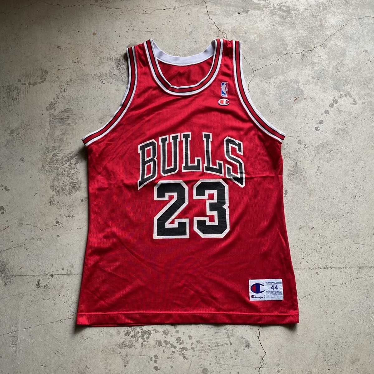 90s 当時物 チャンピオン シカゴ ブルズ ジョーダン NBA ユニフォーム