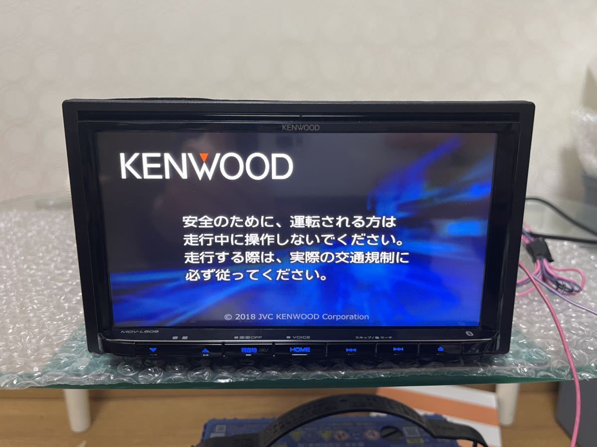 美品 KENWOOD ケンウッド MDV-L505 フルセグ メモリーナビ (2018年製